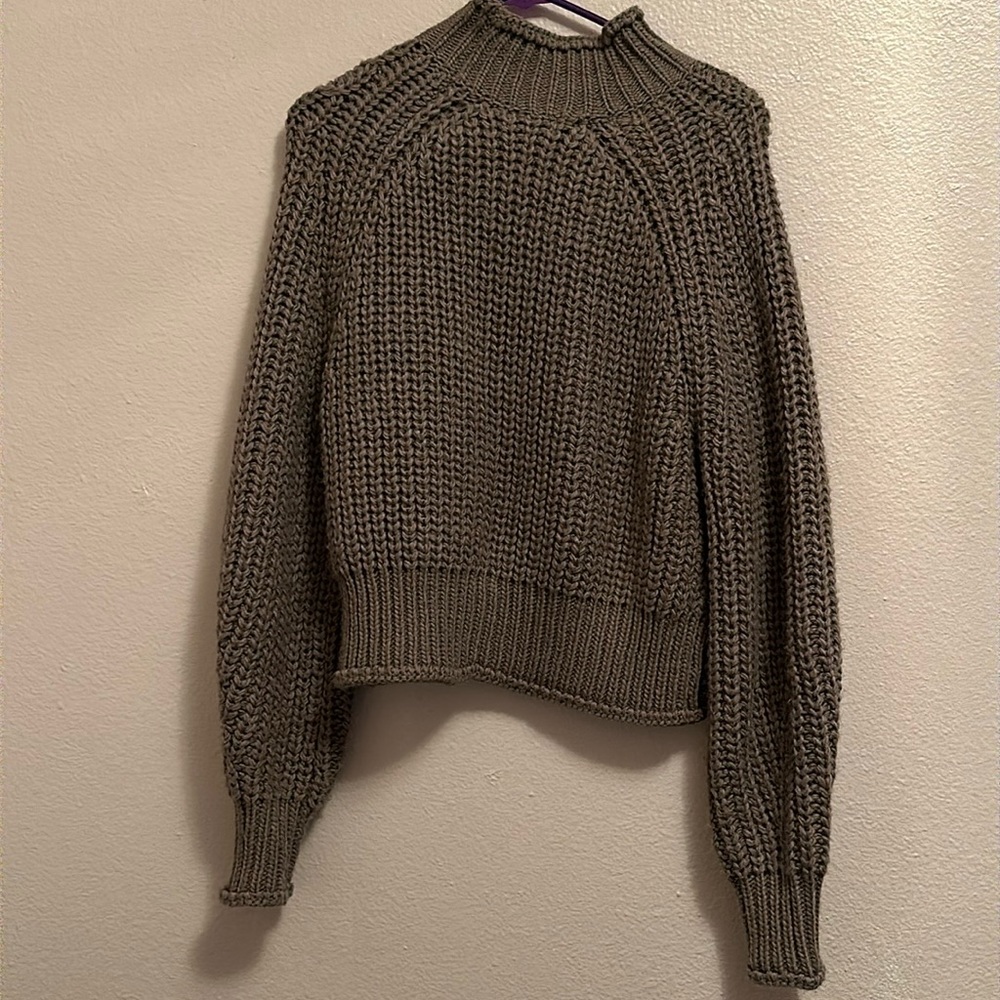 H&M sweater, lightly worn, brown, size small, oversized